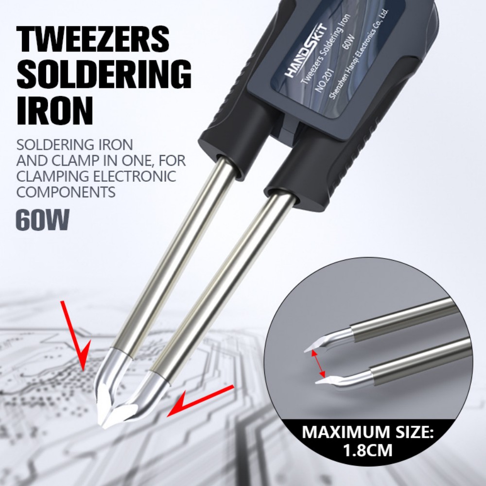 Electronics Repair Tools - T12 Lehimleme Cımbızı Sapı – Çift